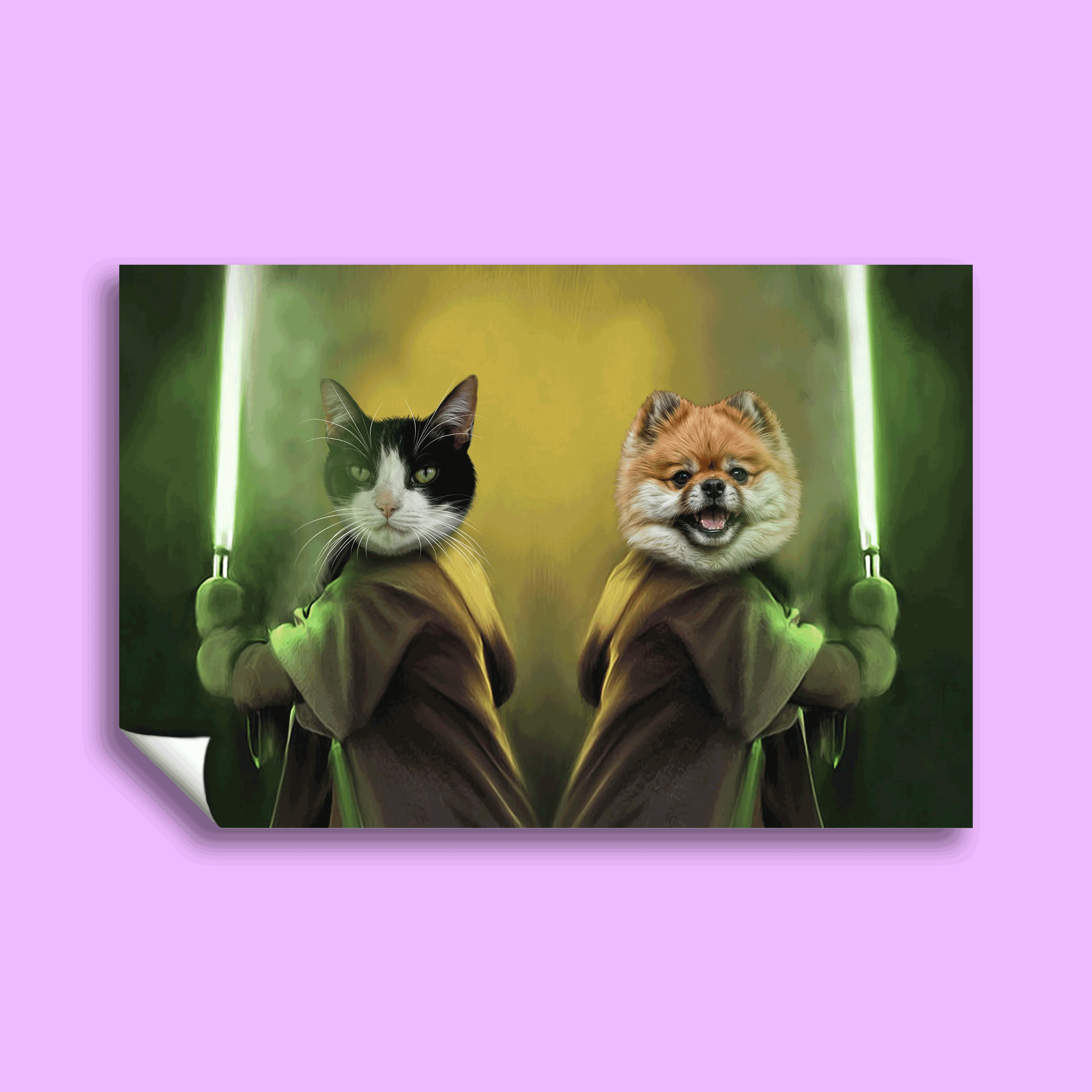 Jedi Paws – Galactic Multi-Pet Portrait
